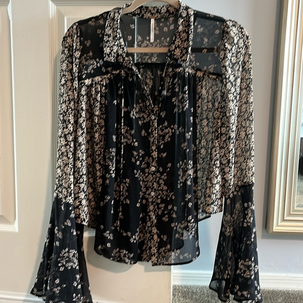 Free People Serene printed blouse - Picture 2 of 2